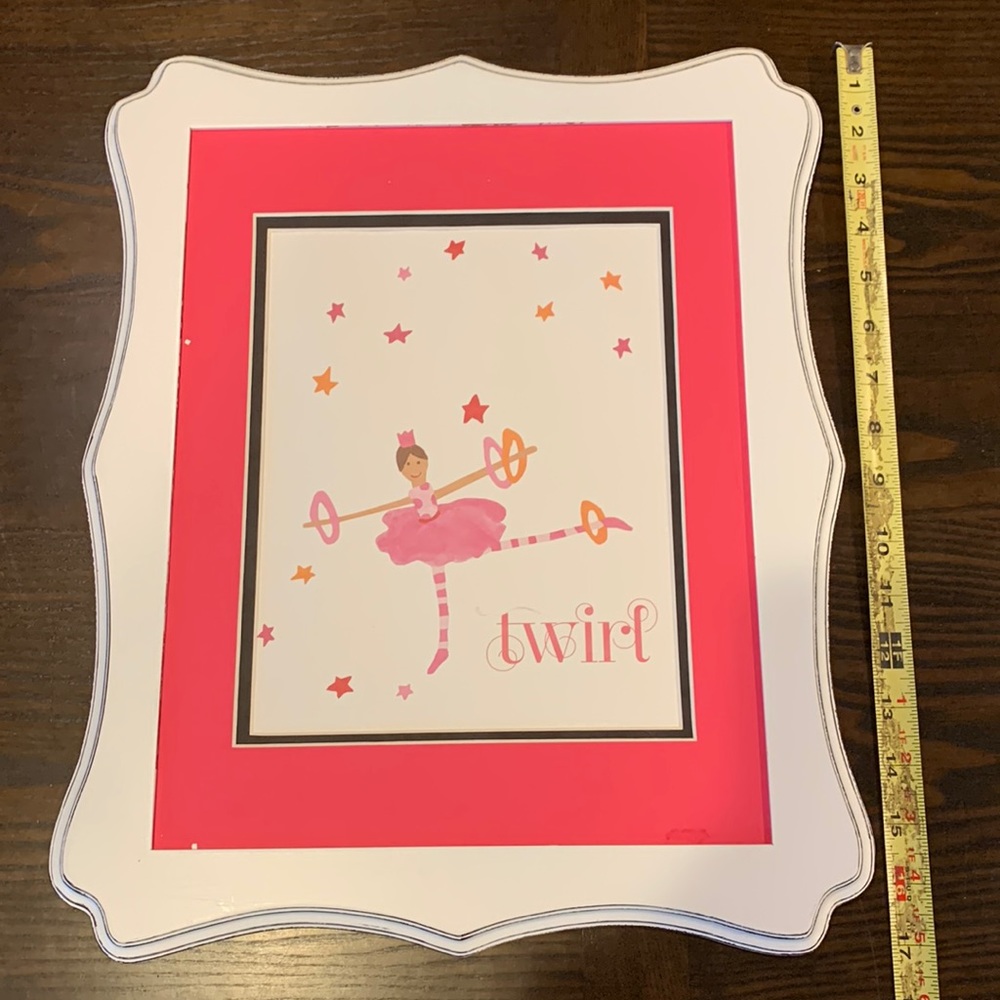 Canvas ballerina framed (larger & no glass)